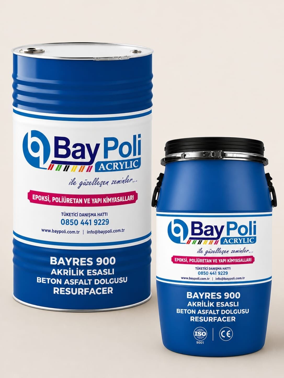 BAYRES 900 AKRİLİK RESURFACER ZEMİN DÜZELTME DOLGUSU