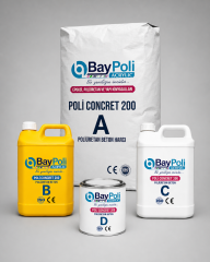 POLİ CONCRET 200 POLİÜRETAN KİMYASAL BETON ZEMİN KAPLAMA