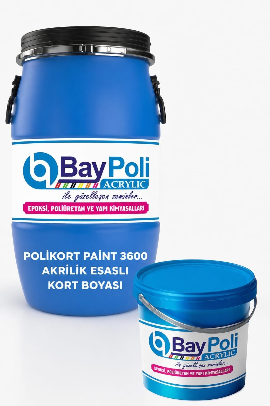 POLİKORT PAİNT 3000 AKRİLİK SPOR SAHA SON KAT BOYASI