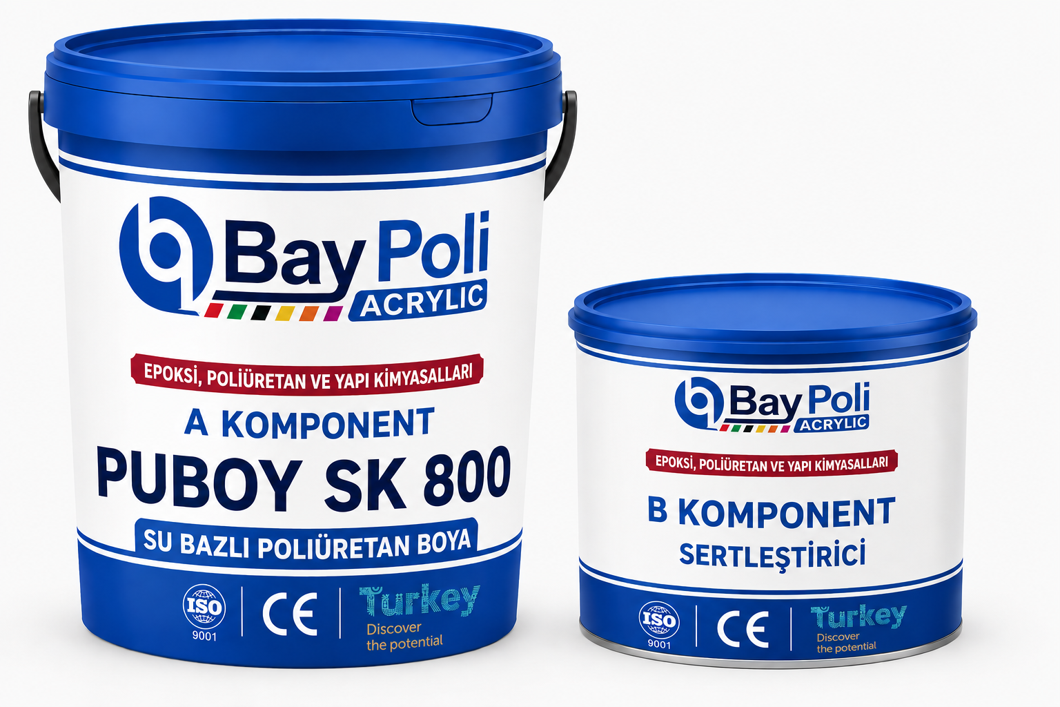 PUBOY SK 800 Su Bazlı Poliüretan Boya